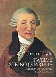 Twelve String Quartets Full Score cover